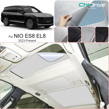 NIO EL8 — Suede Fabric Electrostatic Sunroof Sunshade, UV & Heat Insulation (2023–Present)