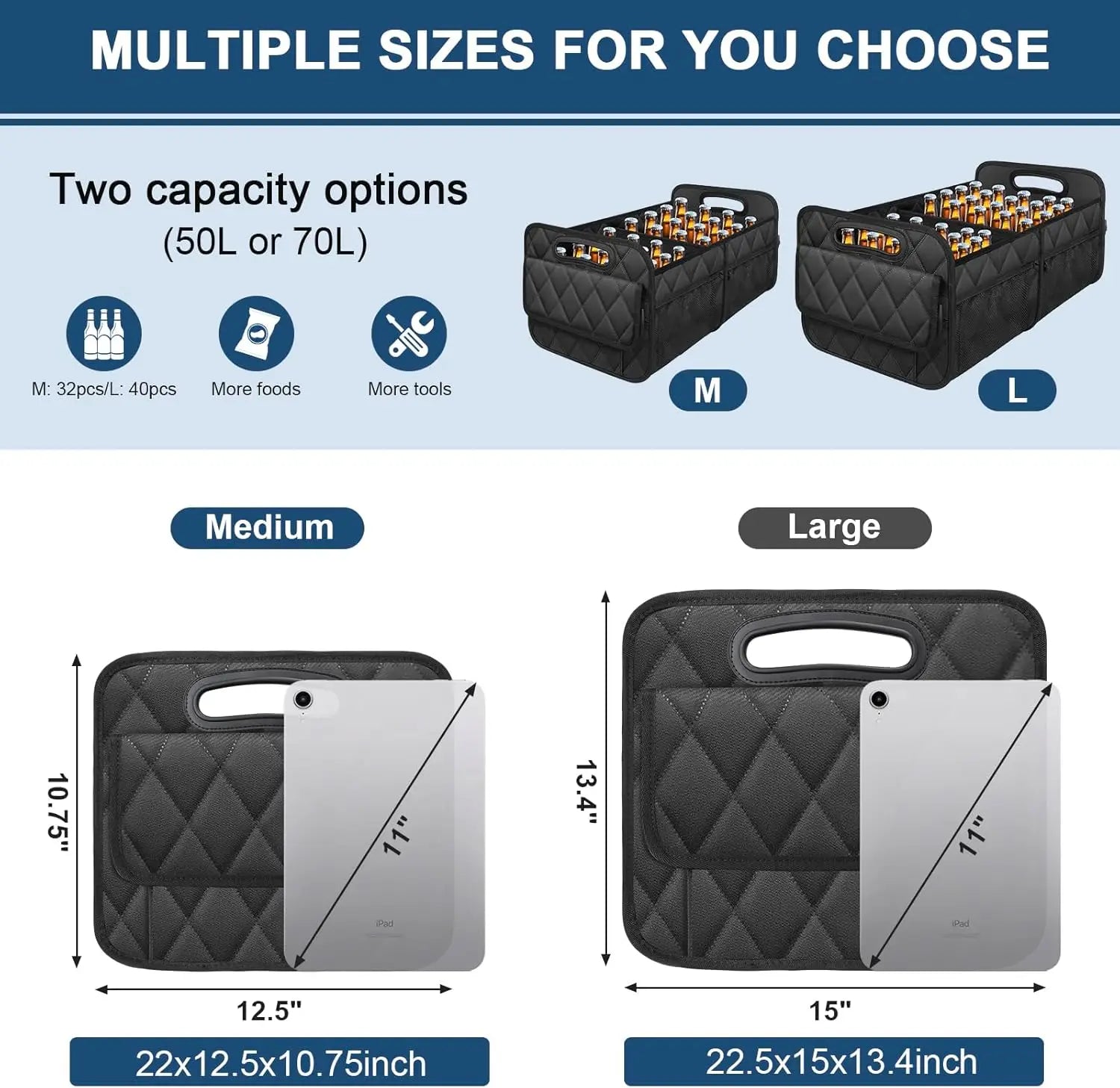 Universal Foldable Car Trunk Organizer