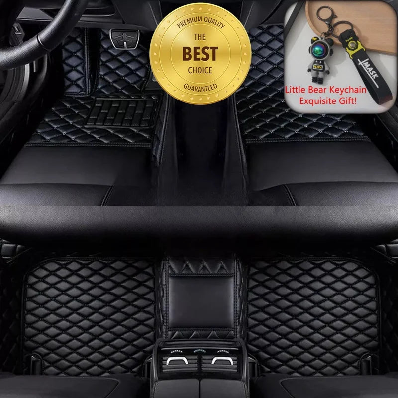 ROX ADAMAS — Custom-Fit PU Leather Luxury Floor Mats, LHD & RHD, All-Weather (2025–2026)