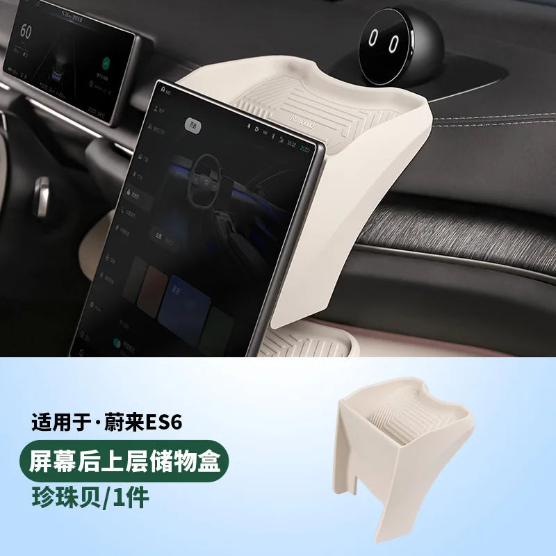 NIO EL6 / EC6 — Behind-Screen Centre Console Storage Box & Organiser Tray (2023–2025)