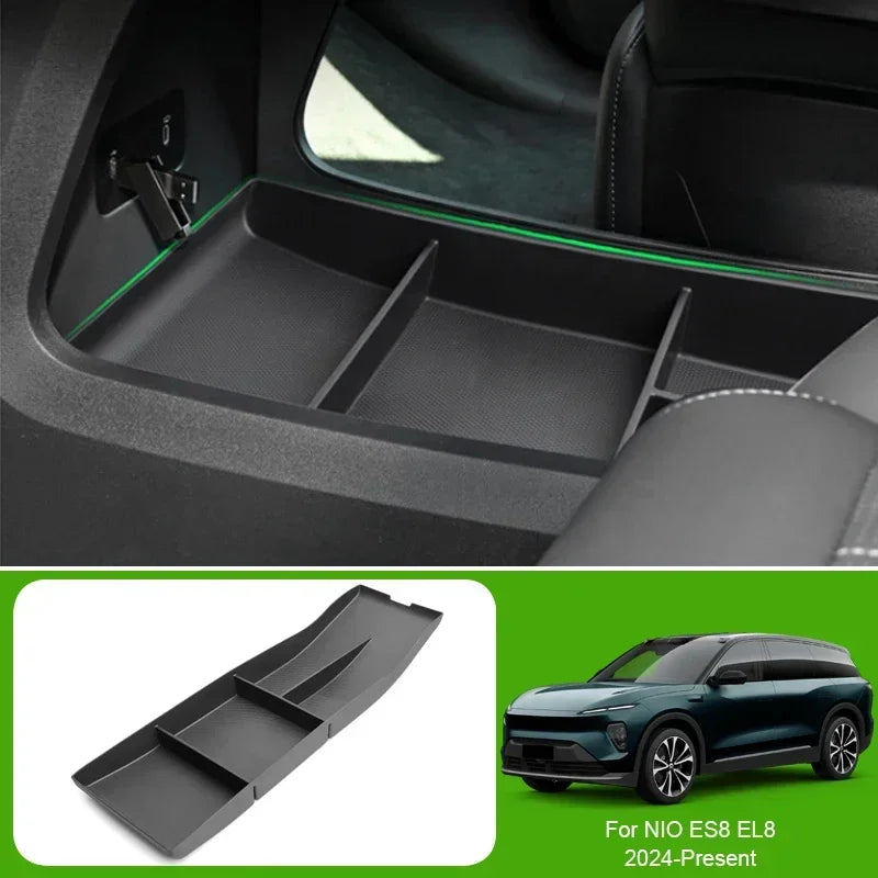 NIO EL8 — ABS Armrest & Under-Screen Console Storage Organiser Tray (2024–Present)