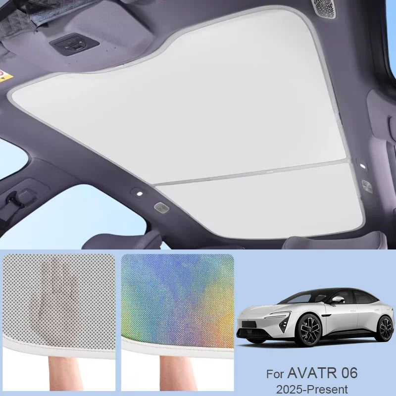Avatr 06 — Ice Crystal Sunroof Sunshade, UV & Heat Insulation (2025–Present)
