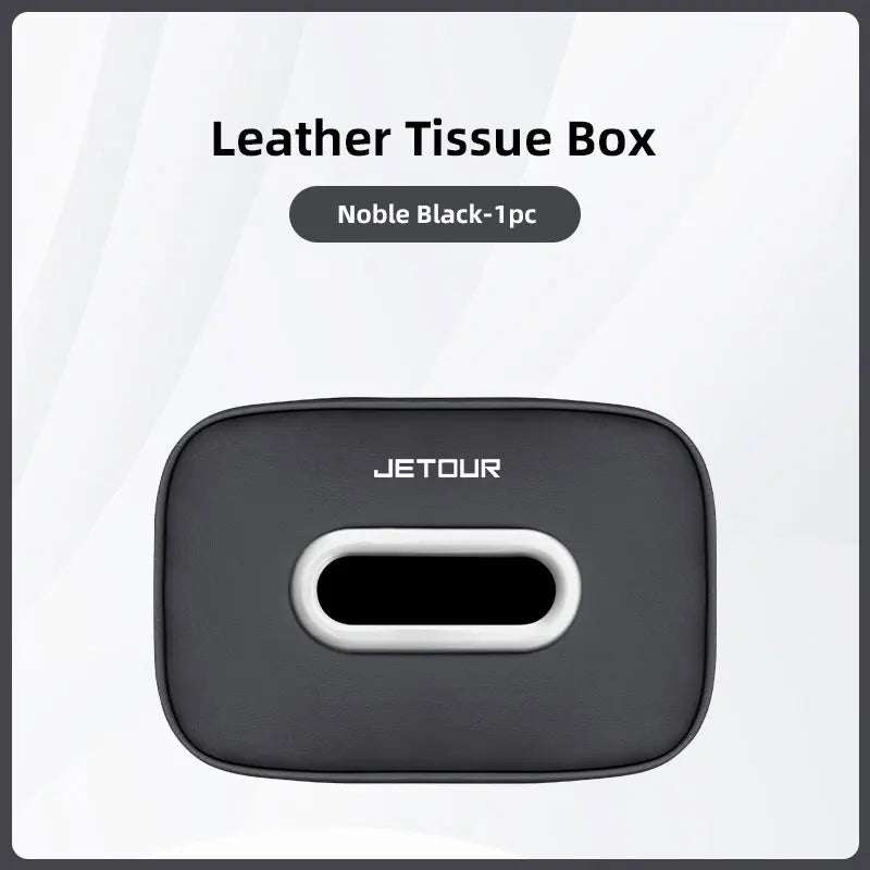 Jetour X70 / X70S / X90 / X95 / Dashing / X-1 / L6 / i-DM — Leather Hanging Tissue Box Holder