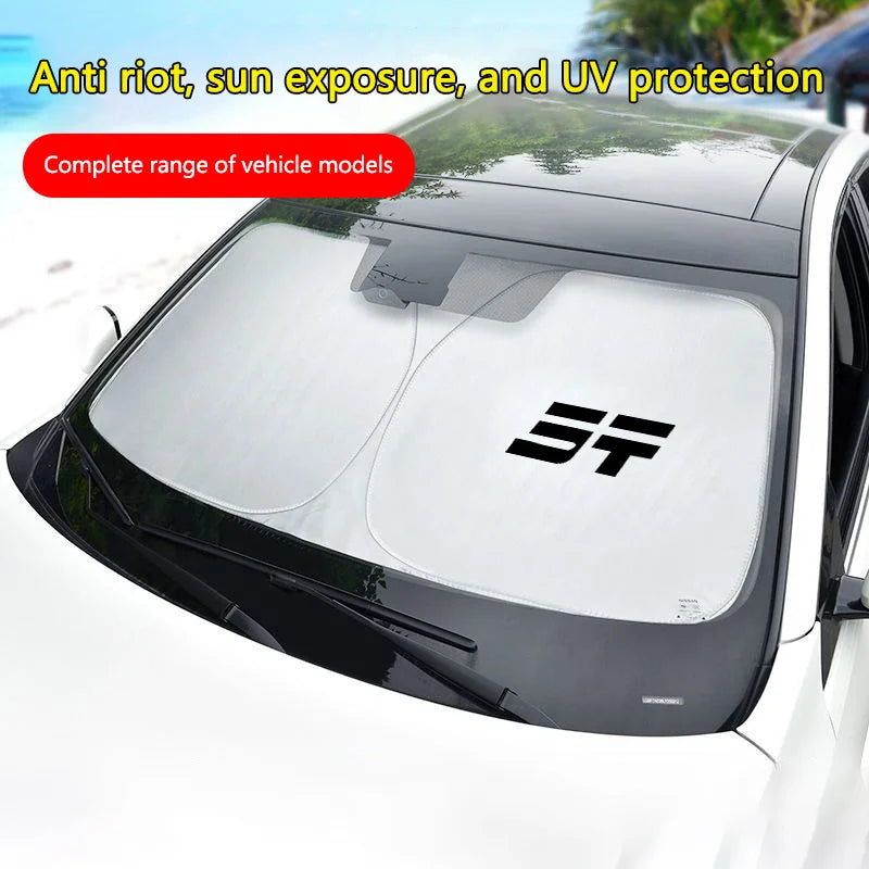 Car Windshield Sunshade Foldable Sun Visor Cover Front Window Sun Shade Protector For Jetour Traveler T2 Shanhai T1 2023-2025