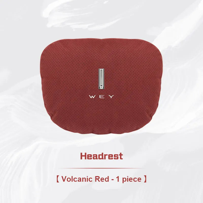 WEY Suede Neck & Lumbar Pillow