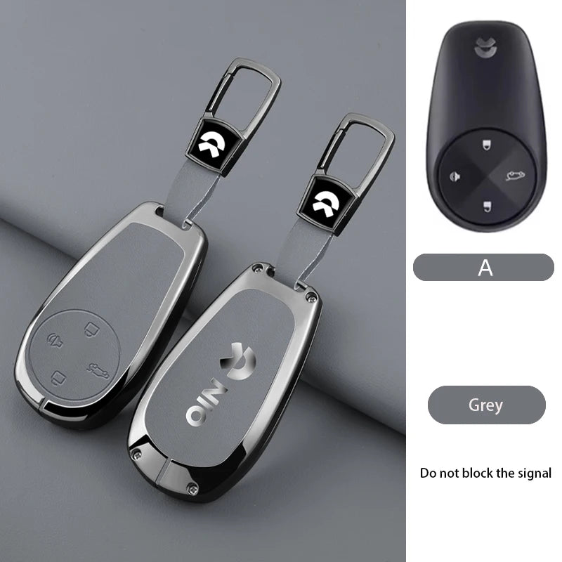 NIO  — Zinc Alloy Key Fob Case & Keychain Cover