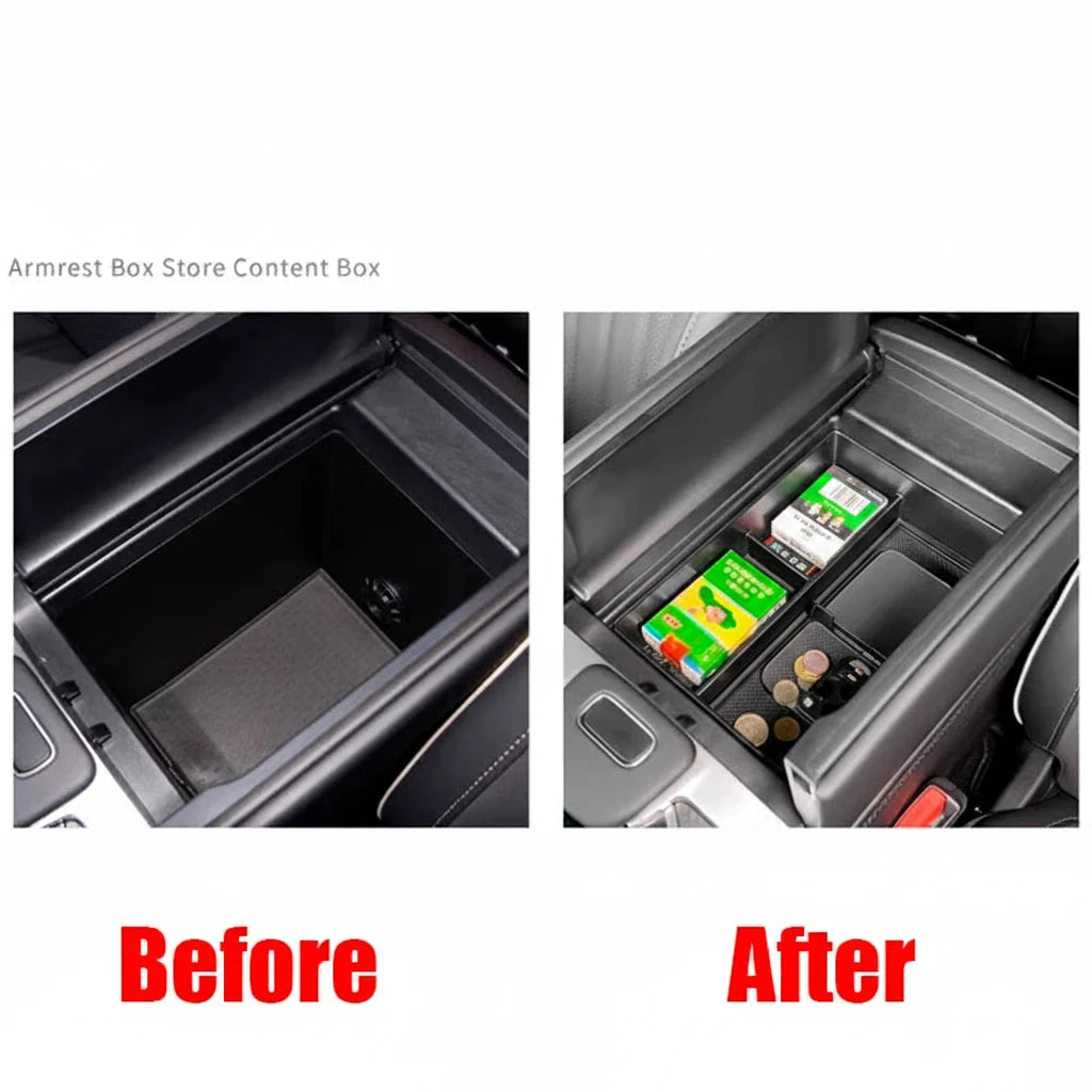 Jaecoo J8 — Central Console Storage Box, Cup Holder & Rear Screen Organiser (2024–2026)
