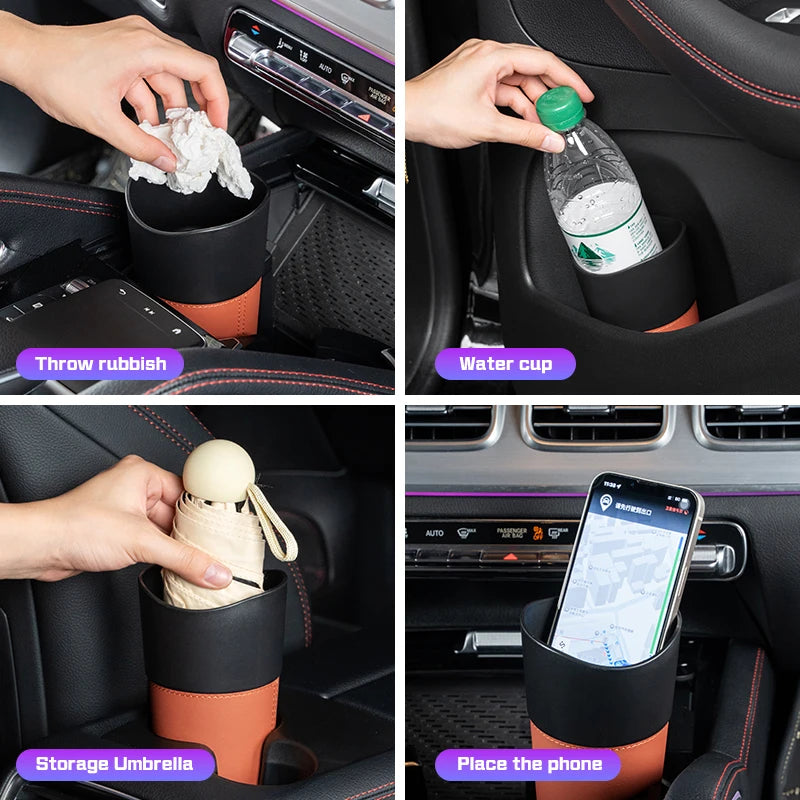 ROX 01 — Microfiber Leather Multi-Function Cup Holder, Bin & Storage Box (2023–2026)