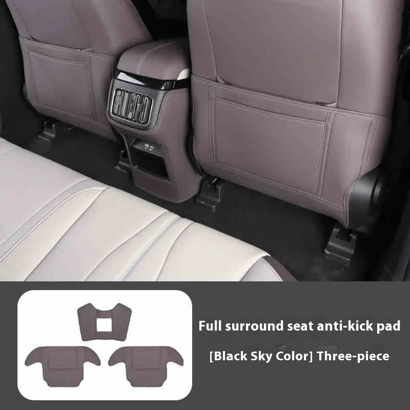 BYD Song Plus DMI / Seal U / Sealion 6 — Leather Rear Seat Anti-Kick Mat & Protector