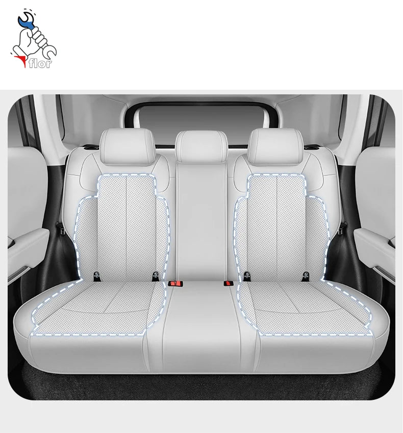 BYD Leopard / Titanium 7 — Custom-Fit Full-Surround Seat Cover Set, LHD (2025–2026)