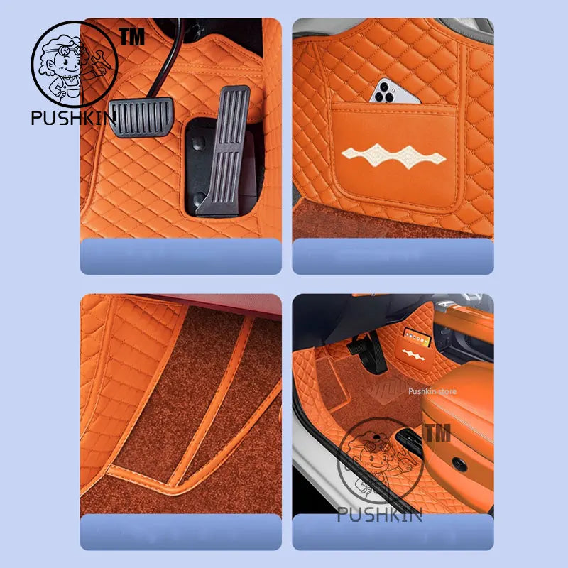 BYD Leopard TAI 7 / Titanium 7 — Automotive-Grade PU Leather Floor Mats (2025–2026)