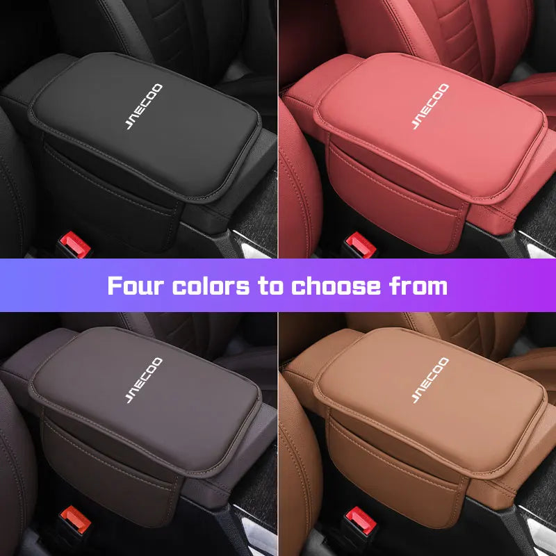 Jaecoo J7 / J8 / Chery Tiggo — PU Leather Armrest Console Cushion & Storage Pad