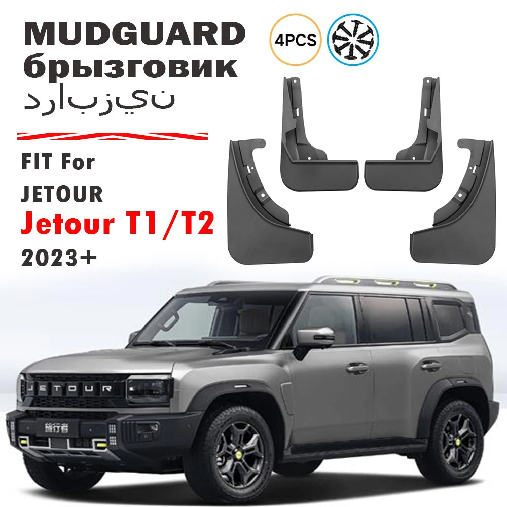 Jetour T2 T1 2025 2026 Mudguard Mud Flaps Guard Splash Flap Mudguards Car Accessories