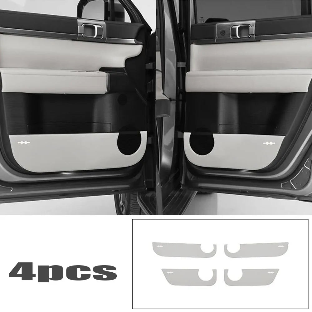 BYD Equation / Leopard / Titanium 7 — Leather Door Anti-Kick Pad Set (2025–2026)