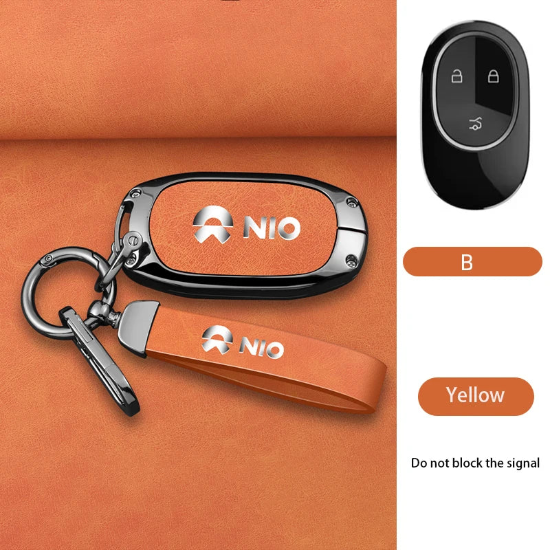 NIO  — Zinc Alloy Key Fob Case & Keychain Cover