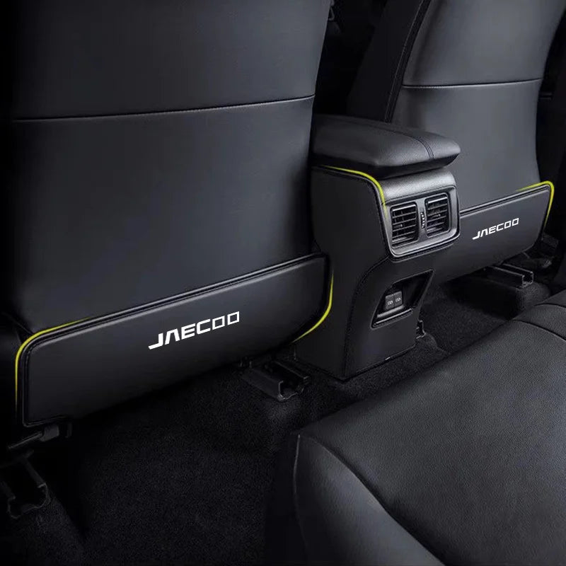 Jaecoo J7 / J8 / Chery Tiggo / Omoda 5 — Leather Seat Back Anti-Kick & Dirt Protection Mat