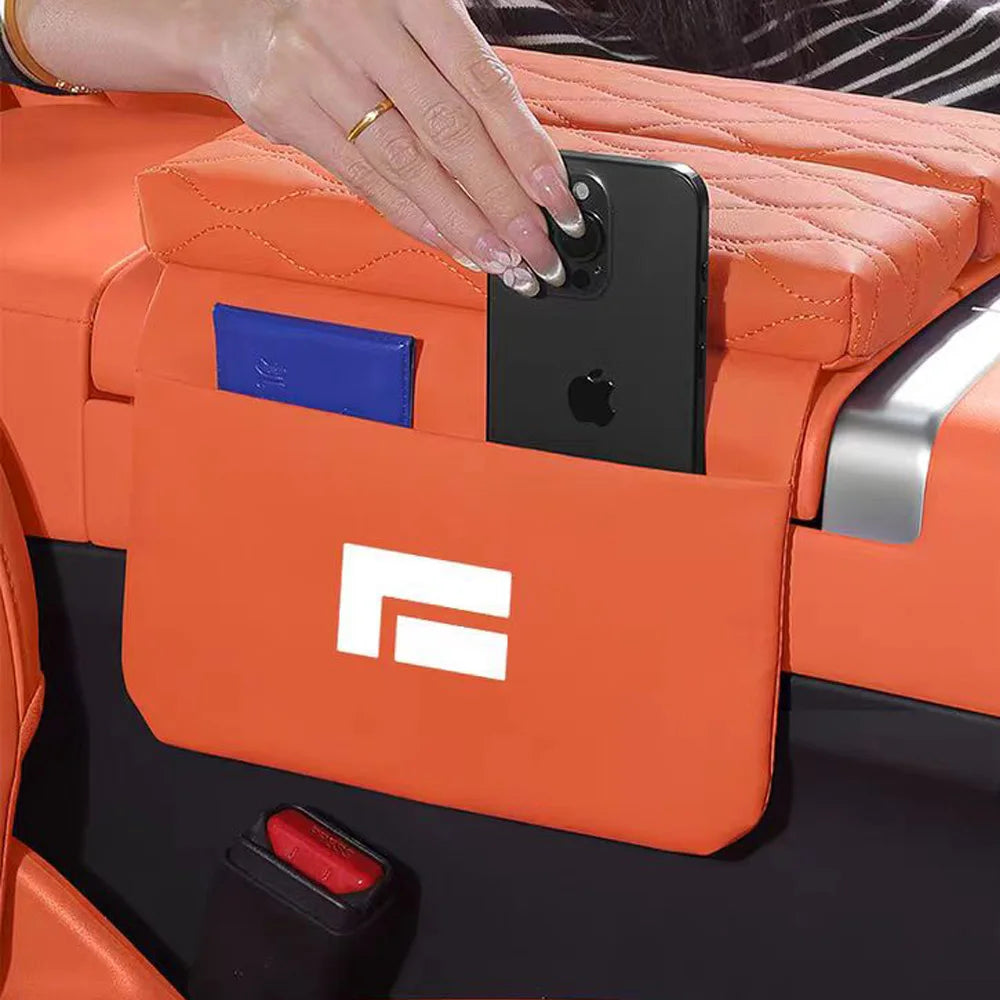 ROX ADAMAS — Double Door Armrest Box Height-Raising Pad & Storage Bag (2026)