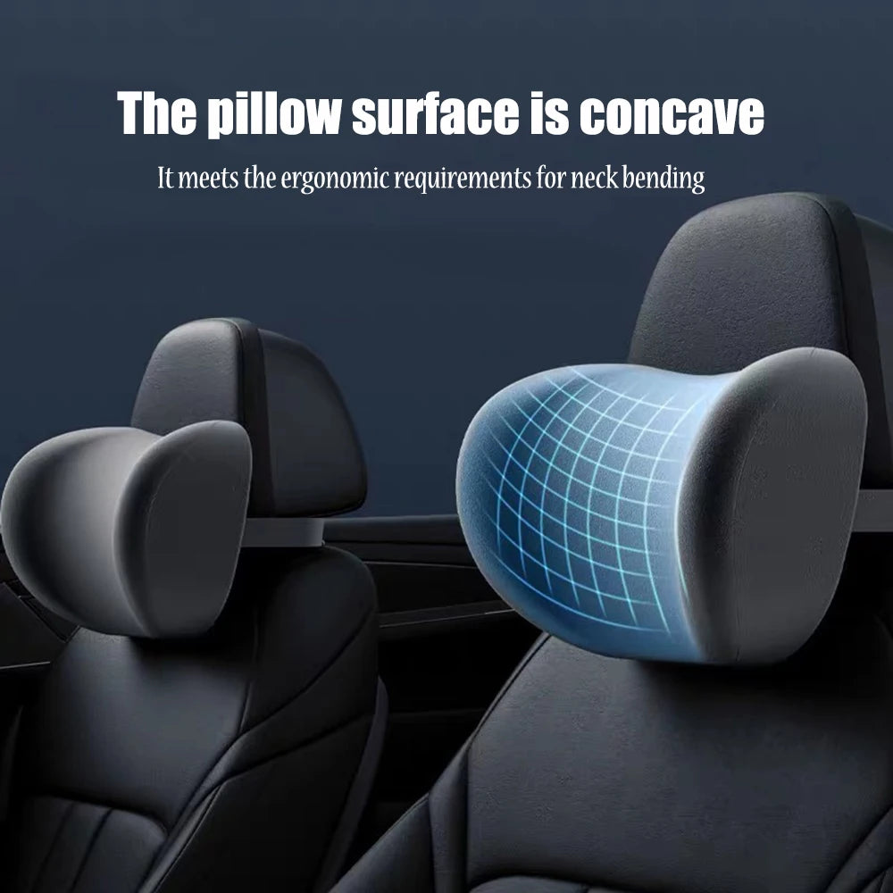 Universal Car Memory Foam Neck & Lumbar Pillow