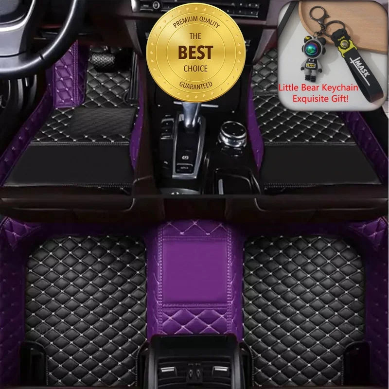 ROX ADAMAS — Custom-Fit PU Leather Luxury Floor Mats, LHD & RHD, All-Weather (2025–2026)