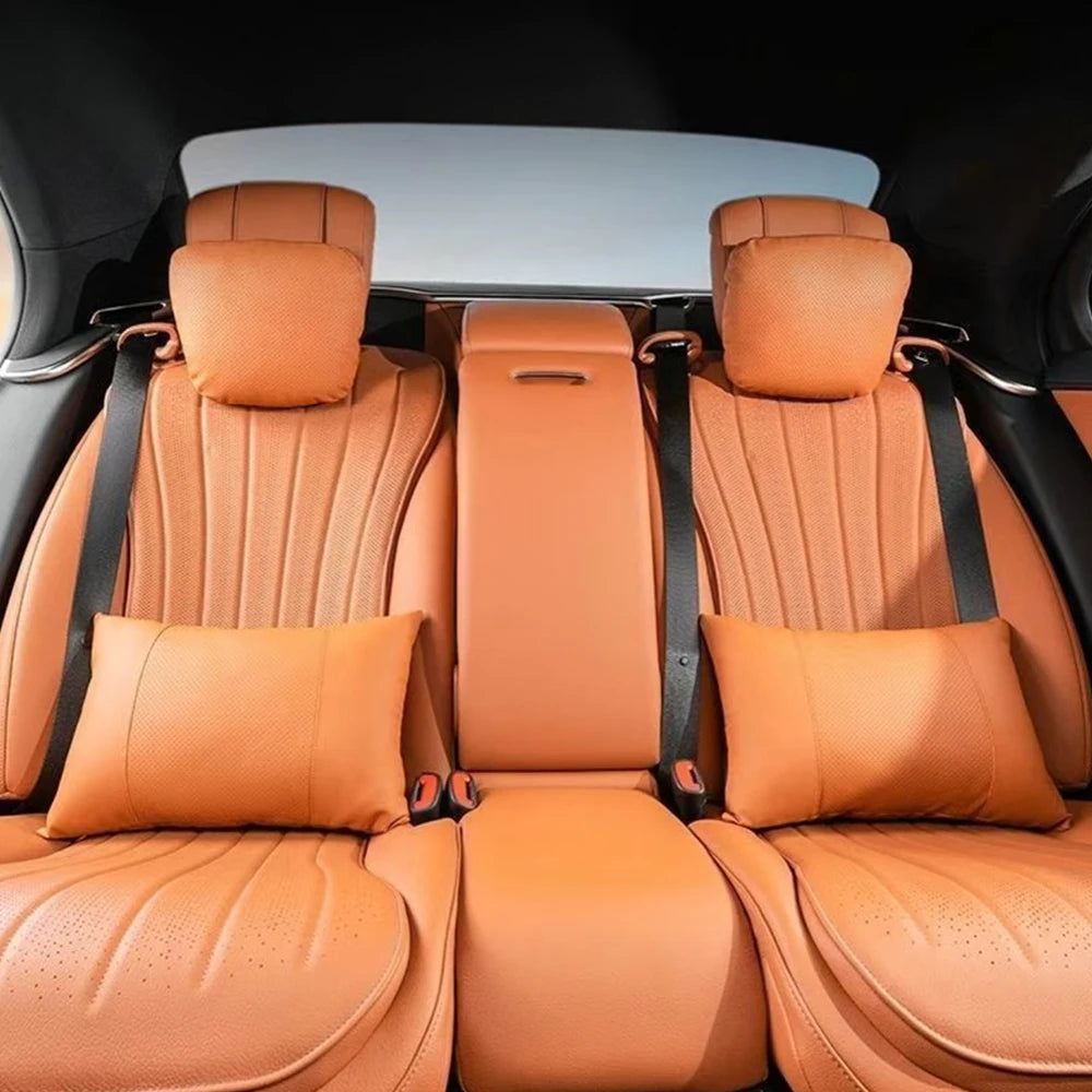 BYD Tang L / Sealion 8 — Suede Neck Support Headrest Pillow (2025–2026)