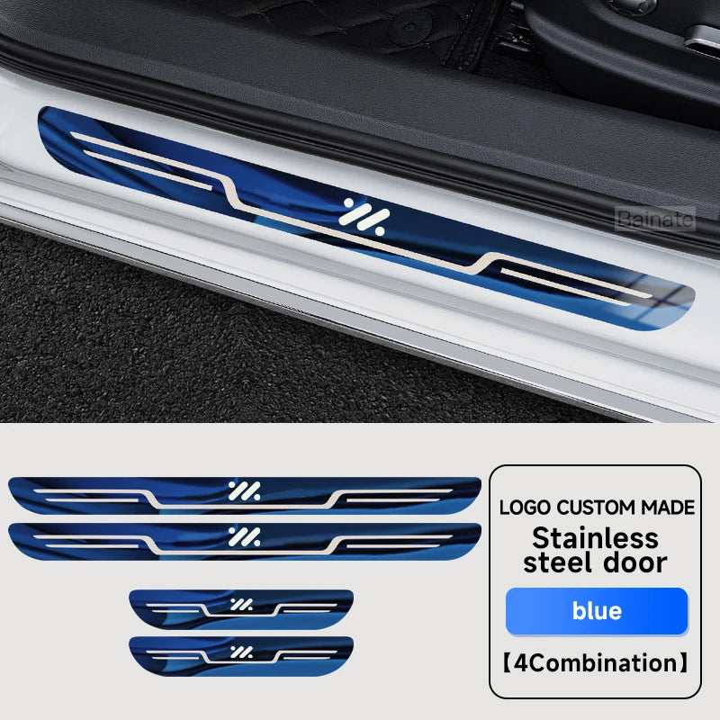 Universal Car Door Sill Protector Plates