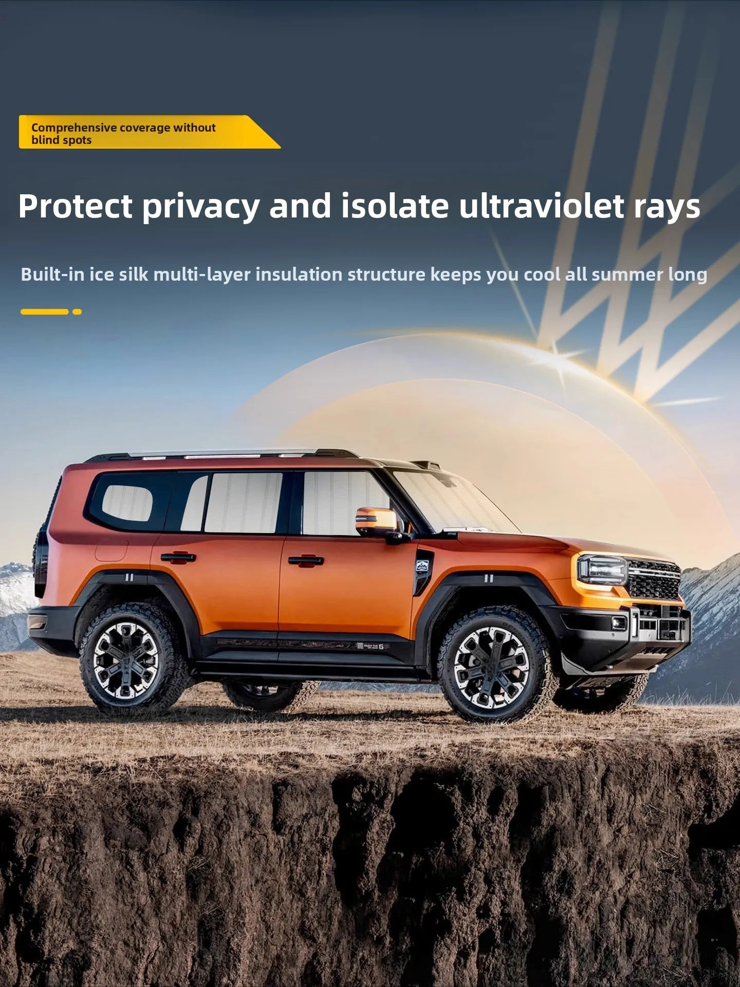 Jetour G700 Privacy Sun Curtain