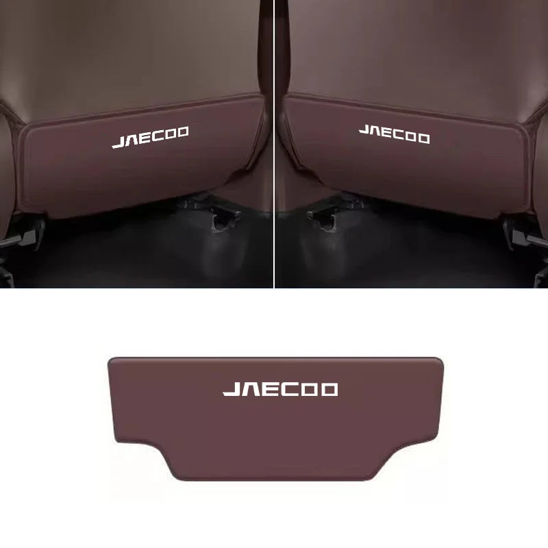 Jaecoo J7 / J8 / Chery Tiggo / Omoda 5 — Leather Seat Back Anti-Kick & Dirt Protection Mat