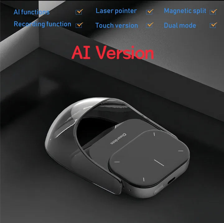 Cheerdots 2  — AI-Enabled Bluetooth Air Mouse, Wireless Touchpad, Laser Pointer &amp; Recording Pen