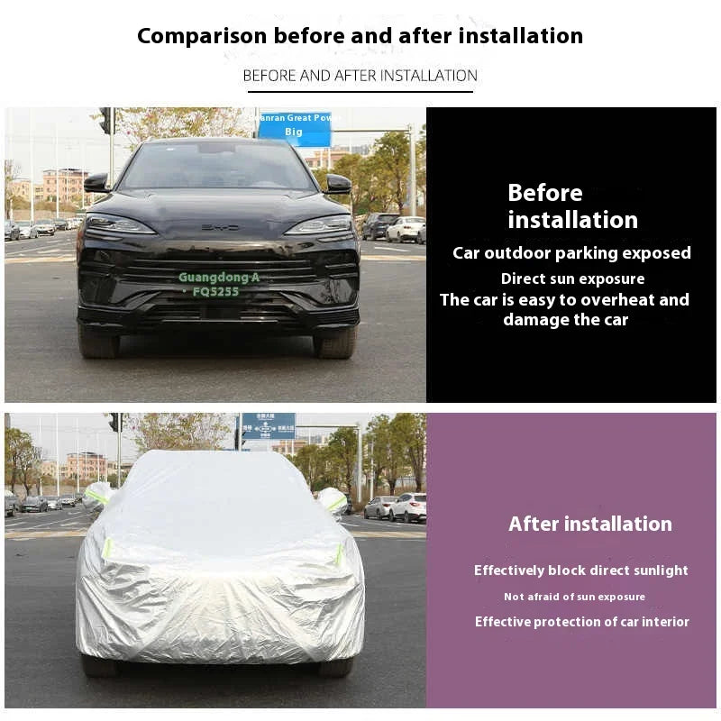 BYD Song Plus DMI / Seal U / Sealion 6 — Full Body Car Cover, All-Weather Rain & Sun Protection