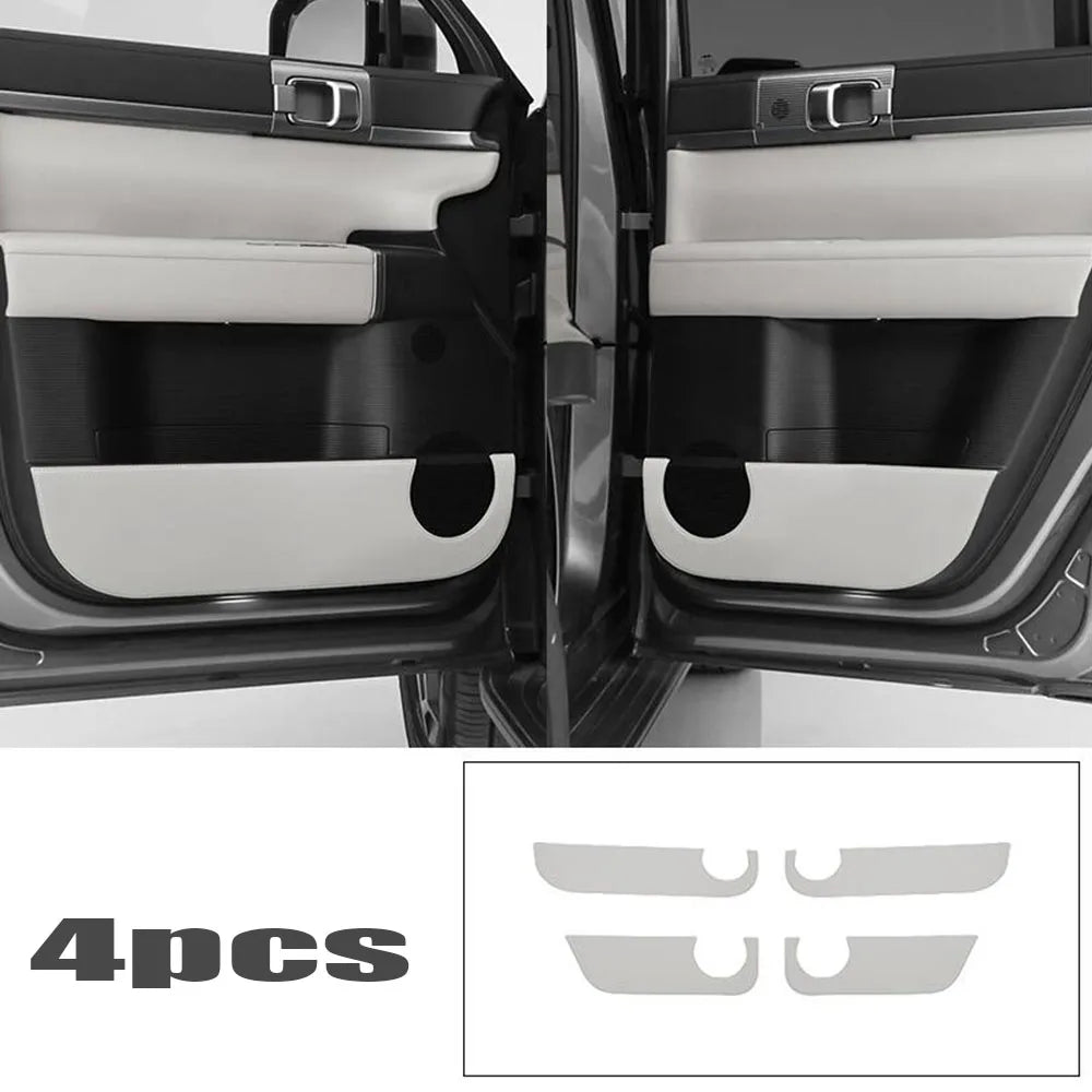 BYD Equation / Leopard / Titanium 7 — Leather Door Anti-Kick Pad Set (2025–2026)