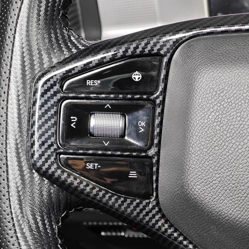Jetour T2 Traveller — Carbon Fibre Pattern Interior Trim Stickers & Frame Kit