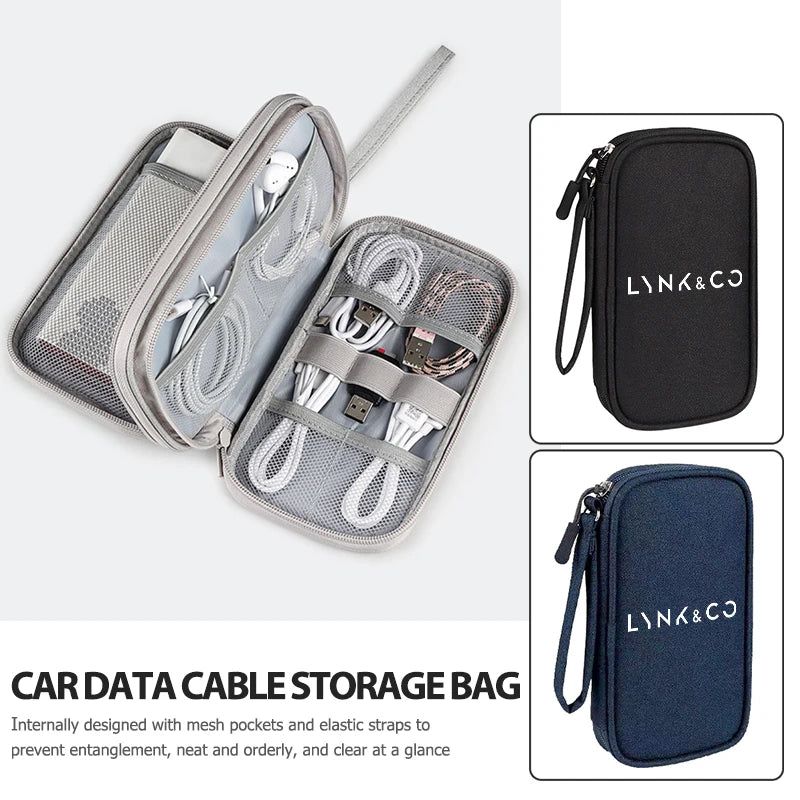 Lynk & Co — Oxford Cable & Tech Organiser Storage Bag (01 / 02 / 03 / 05 / 06 / 09)