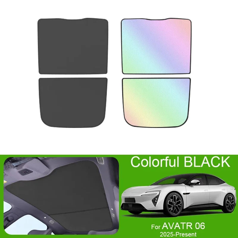 Avatr 06 — Ice Crystal Sunroof Sunshade, UV & Heat Insulation (2025–Present)
