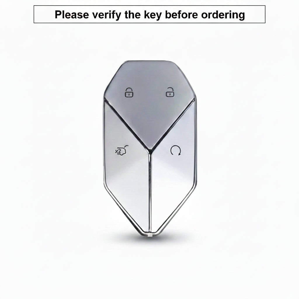 BYD Leopard 5 / 8 / Titanium 3 / 7 — Zinc Alloy Key Fob Case & Keychain (2025–2026)