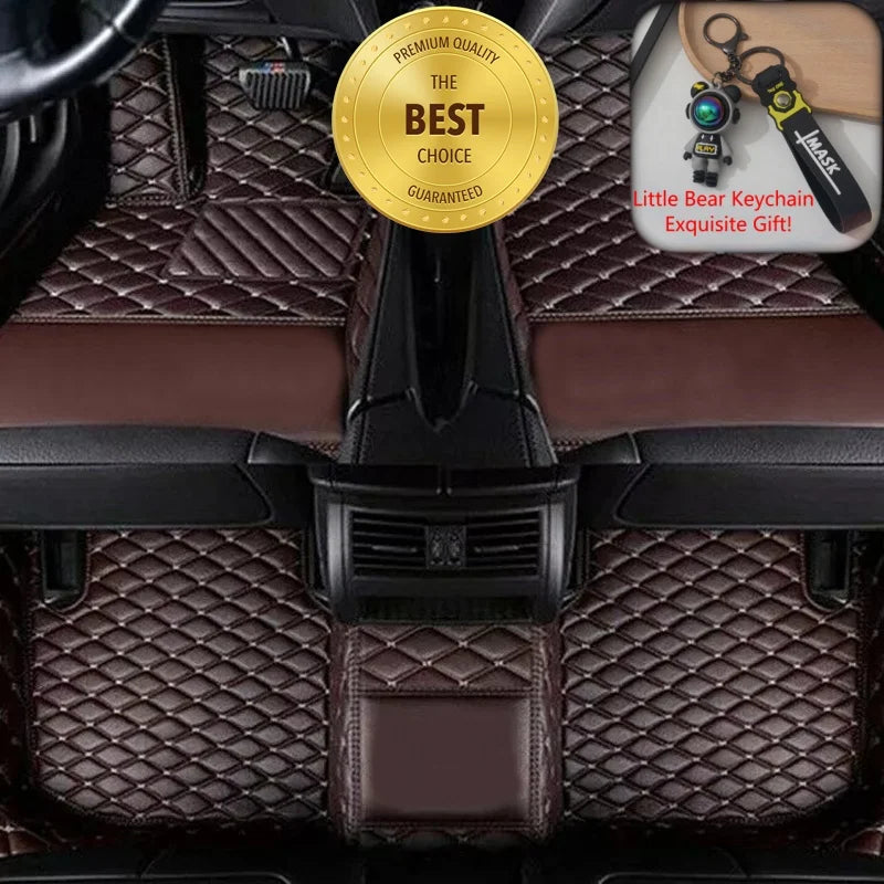 ROX ADAMAS — Custom-Fit PU Leather Luxury Floor Mats, LHD & RHD, All-Weather (2025–2026)