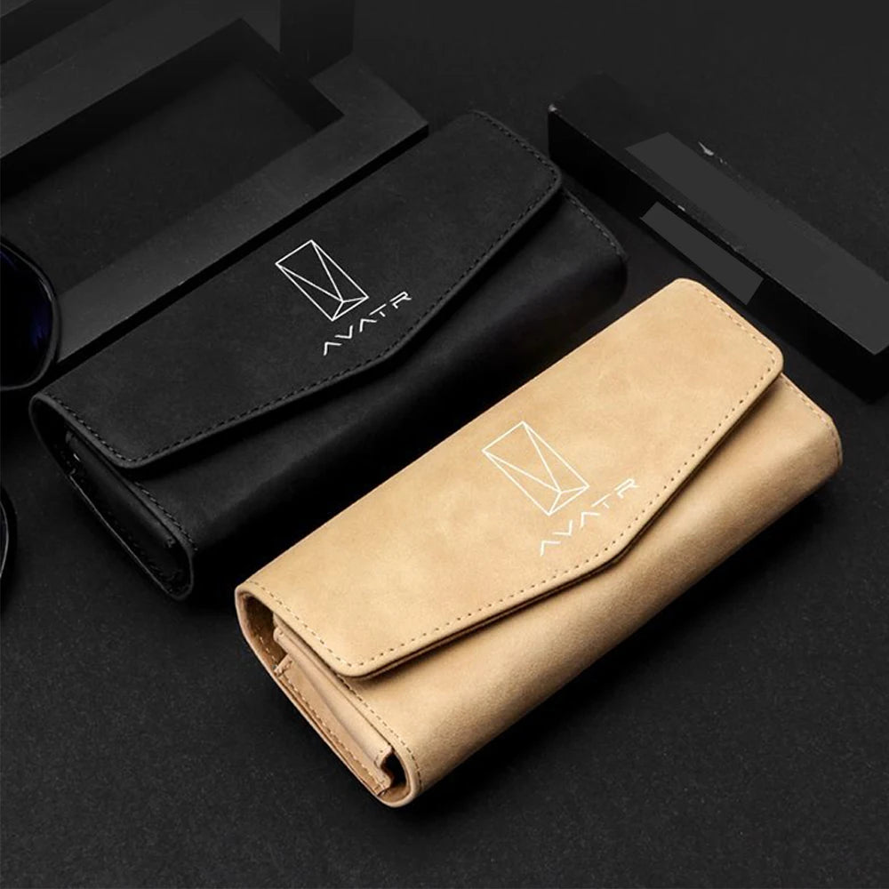Universal Suede Car Visor Glasses Holder