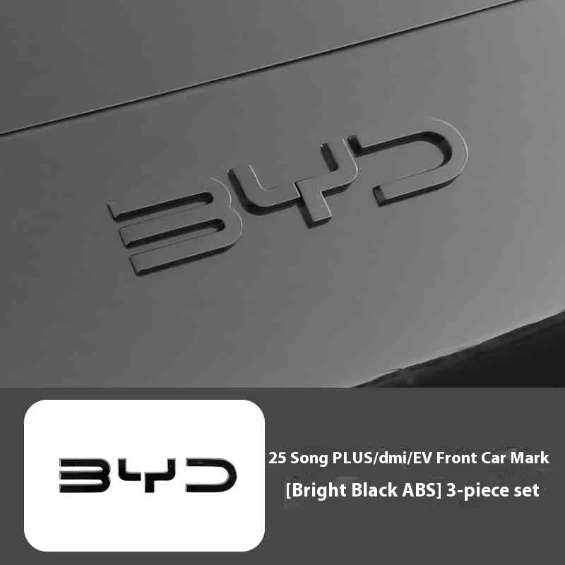 BYD Song Plus DMI / Seal U / Sealion 6 — Black Warrior Front & Rear Emblem Badge Cover