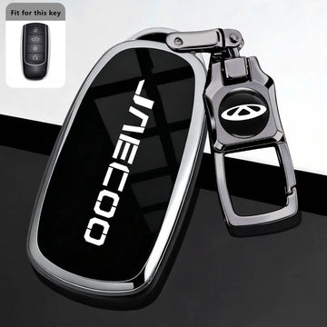 Jaecoo J5 EV / J7 / J7 PHEV / J8 — TPU Key Fob Case & Keychain Cover (2025–2026)
