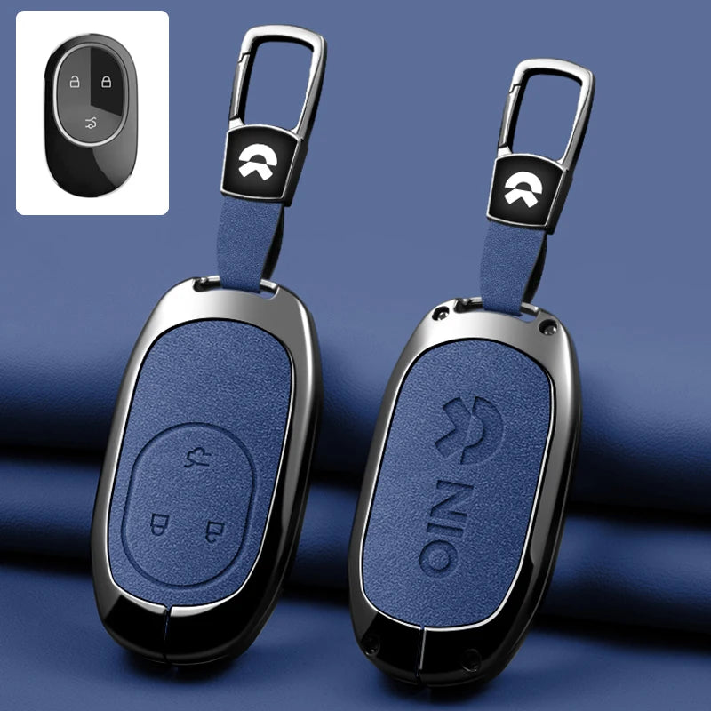 NIO ET5 / ET7 / ES6 / ES7 / ES8 / EC6 / EC7 — Zinc Alloy Key Fob Case & Keychain (Full Range)