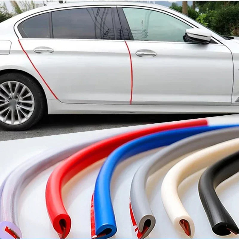 5M Transparent PVC Car Door Edge Scratch & Anti-Collision Protector Strip