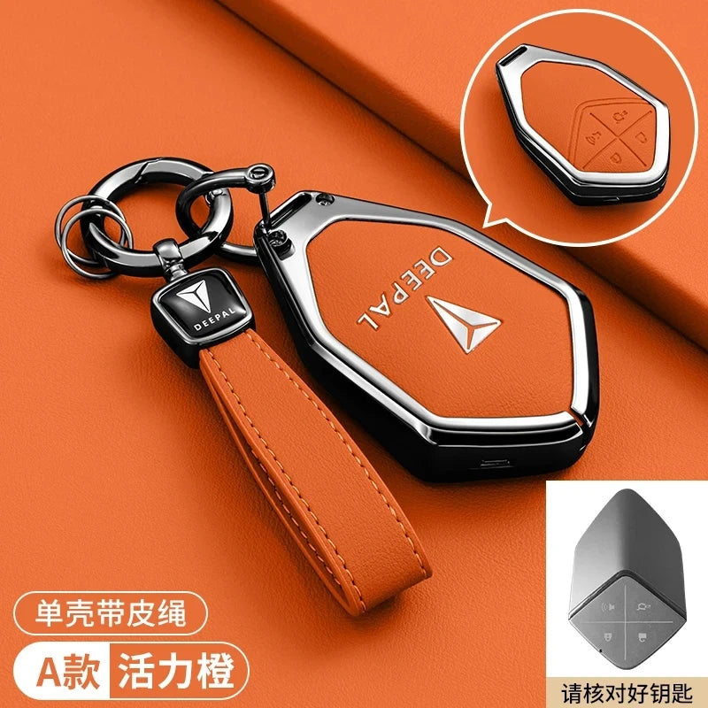 DEEPAL S05 / S07 / S7 / SL03 / G318 — Galvanised Alloy Smart Key Fob Case & Keychain (2024–2025)