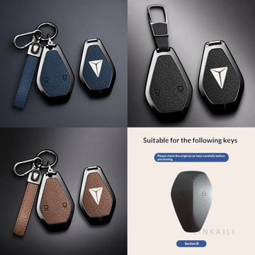 DEEPAL S07 / L07 — Zinc Alloy & Leather Key Fob Case & Keychain (2026)