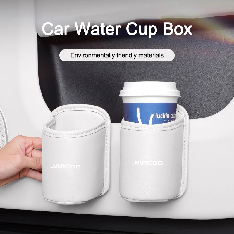 Jaecoo J7 / J8 / Chery Tiggo / Omoda 5 — Leather Door & Rear Seat Drink Holder & Cup Storage Rack
