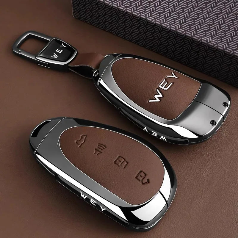 WEY 03 — Premium Zinc Alloy Key Fob Case & Cover