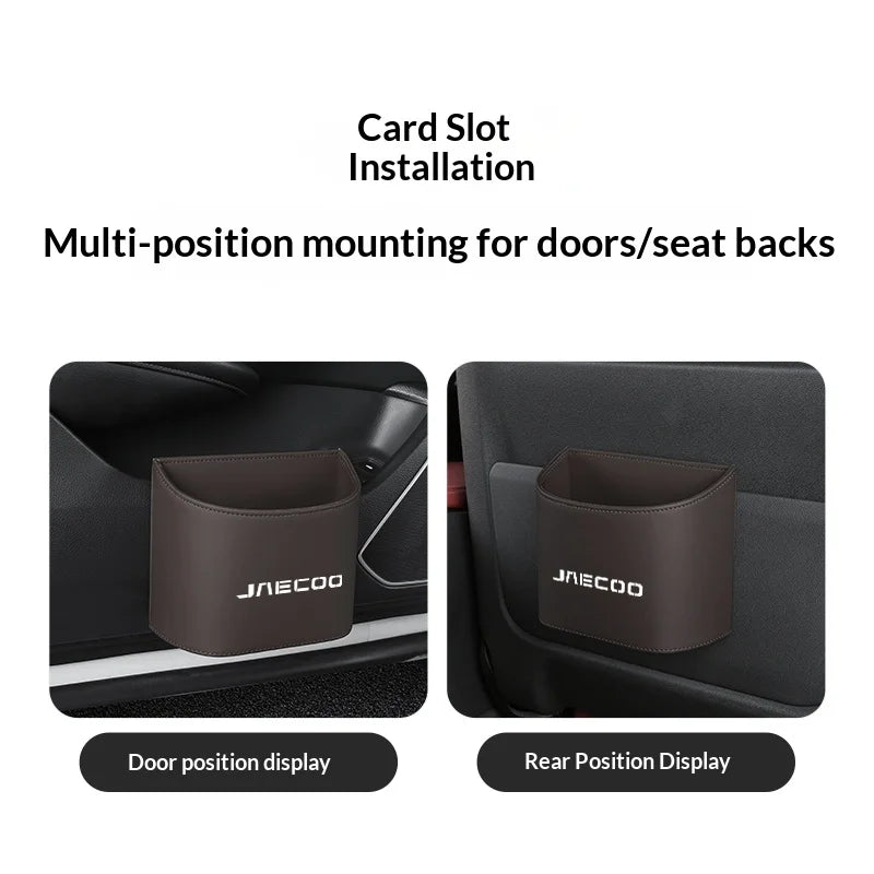 Jaecoo J5 / J6 / J7 / J7 PHEV / J7 Plus / J8 — Door-Mounted Rubbish Bin & Cup Holder