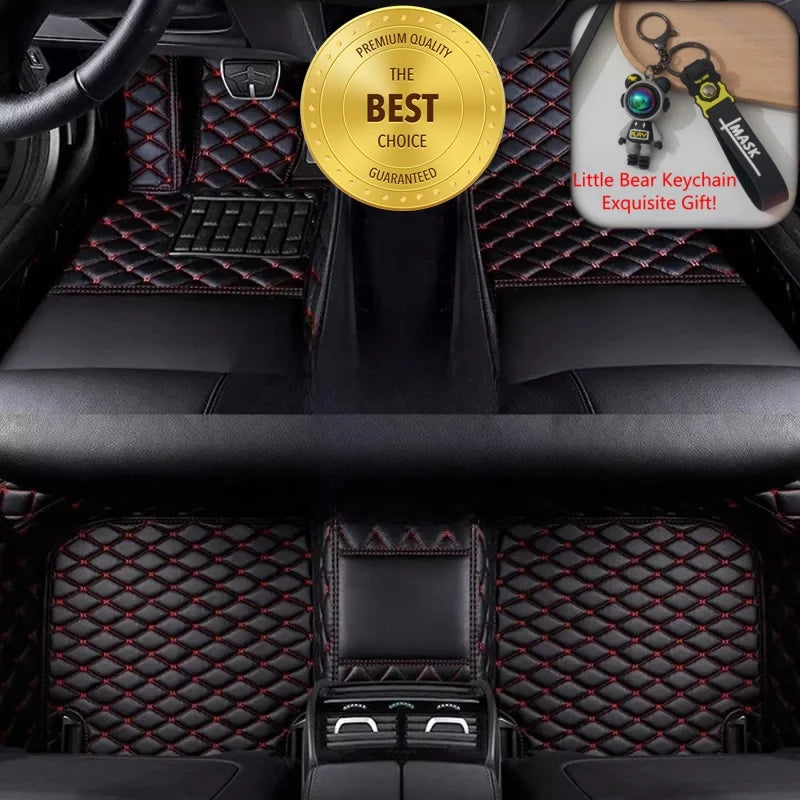 ROX ADAMAS — Custom-Fit PU Leather Luxury Floor Mats, LHD & RHD, All-Weather (2025–2026)