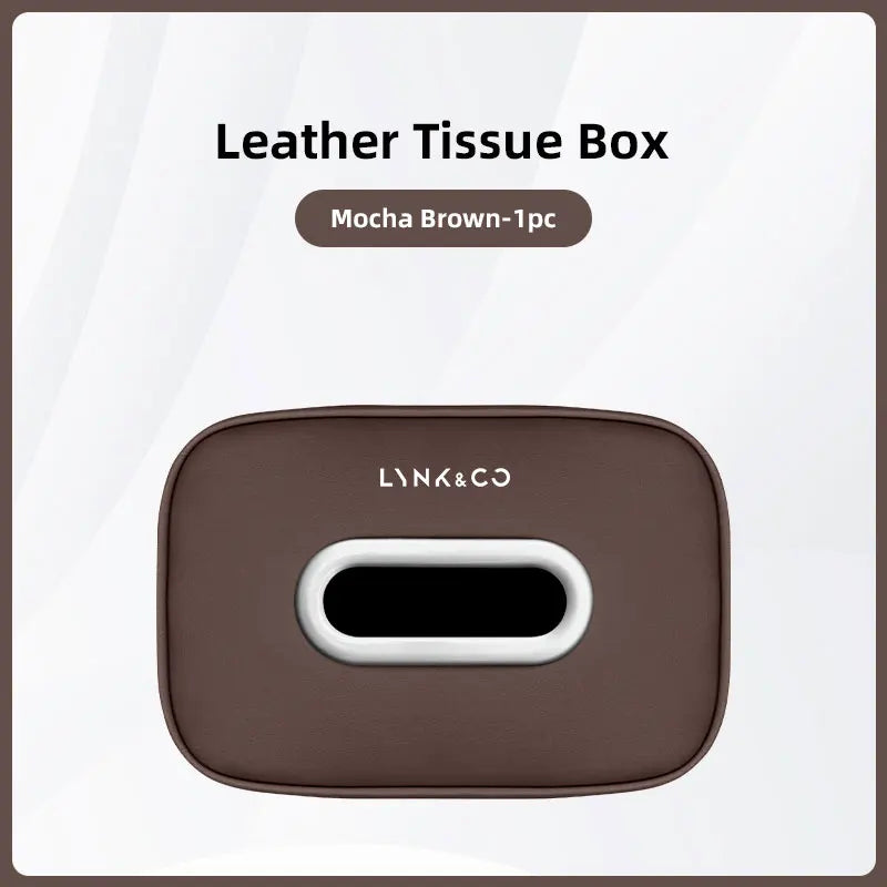 Lynk & Co — Leather Hanging Tissue Box Holder (01 / 02 / 03 / 05 / 06 / 07 / 08 / 09)