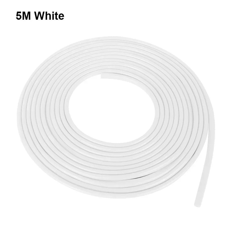 5M Transparent PVC Car Door Edge Scratch & Anti-Collision Protector Strip