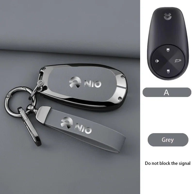 NIO  — Zinc Alloy Key Fob Case & Keychain Cover