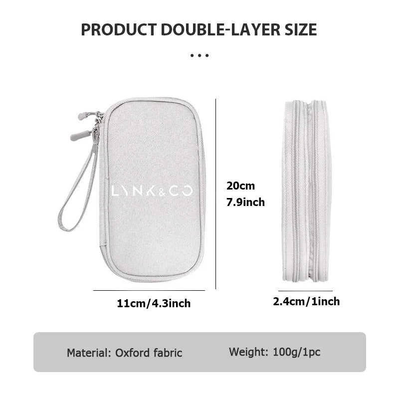 Lynk & Co — Oxford Cable & Tech Organiser Storage Bag (01 / 02 / 03 / 05 / 06 / 09)